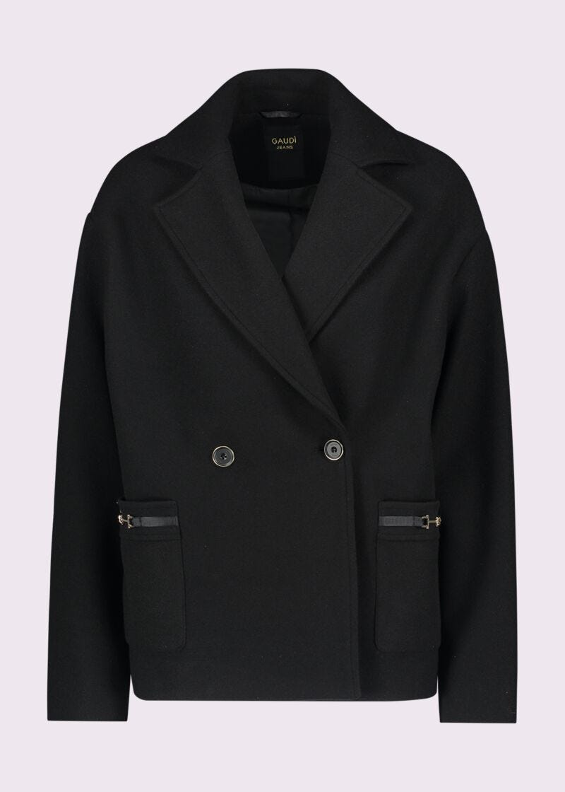 Cappotto corto nero