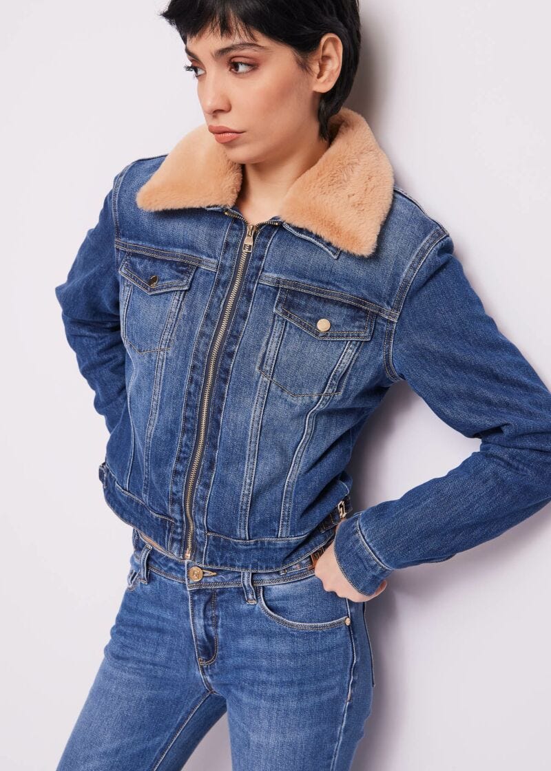 Z Supply All Day Knit Denim Jacket