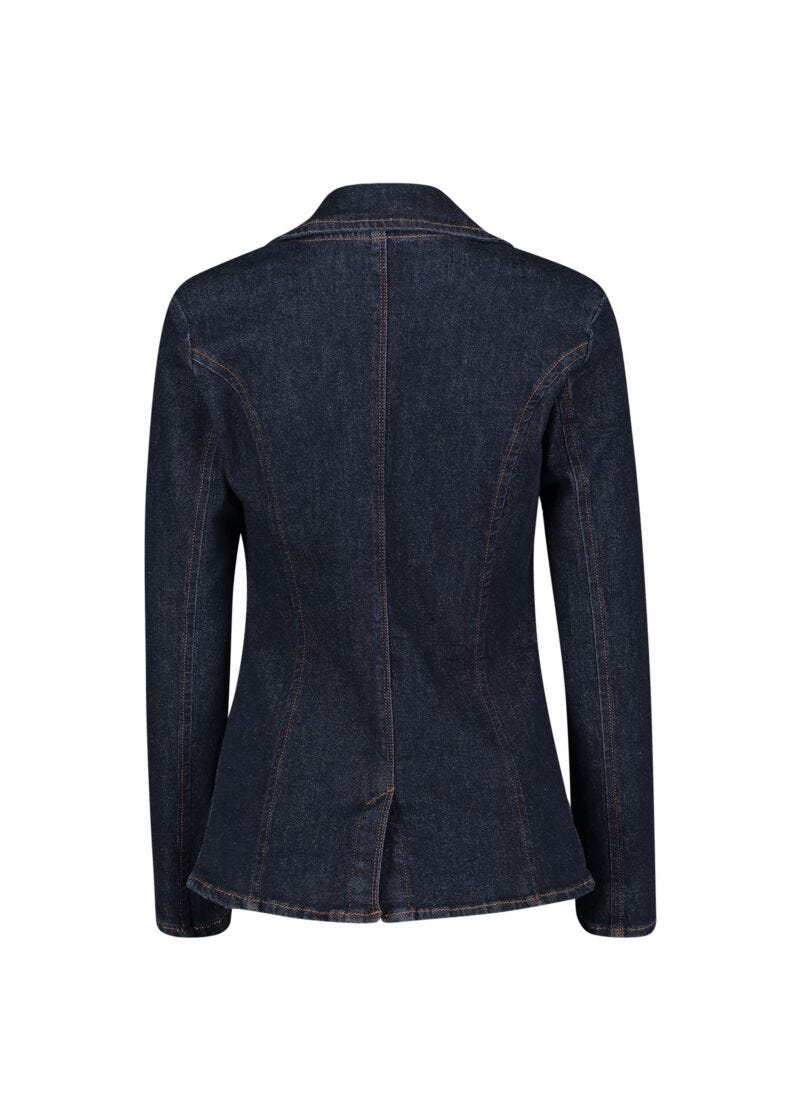 Blazer en denim de coton