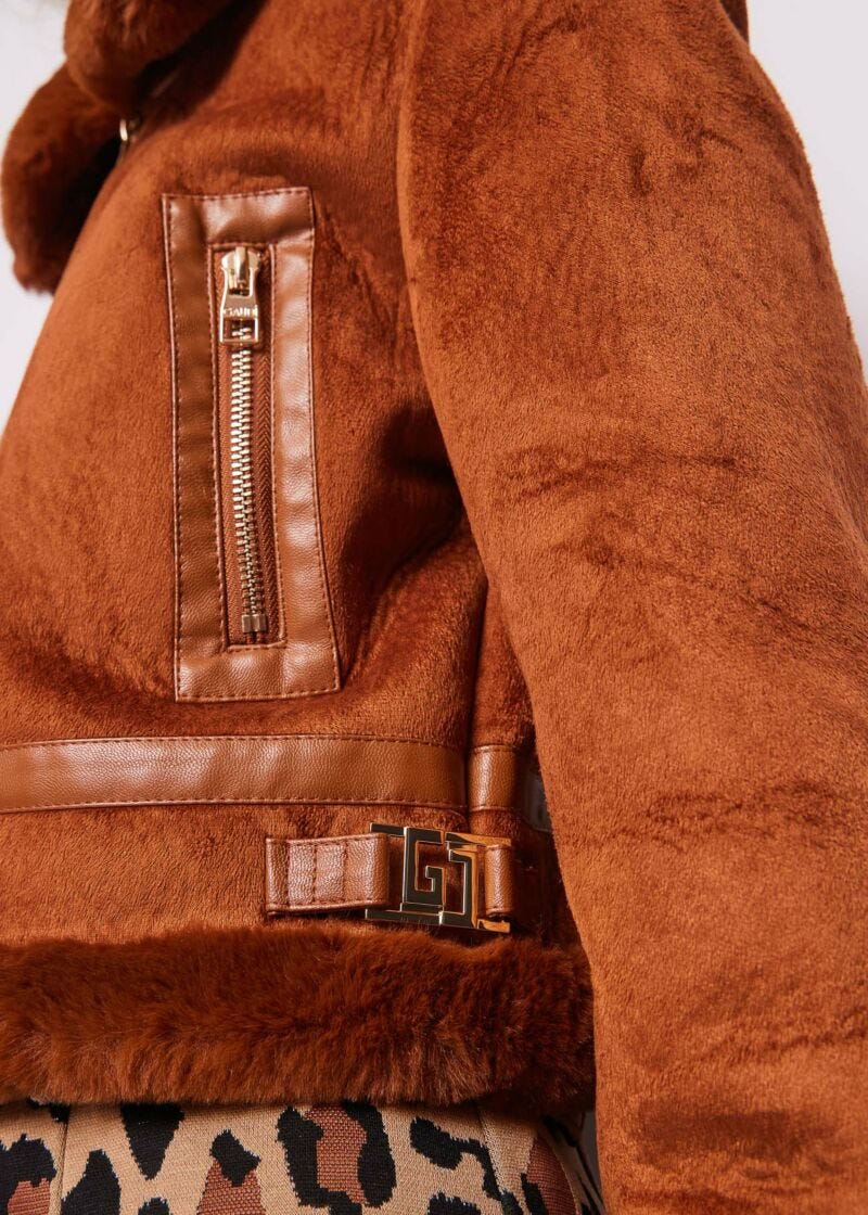 Veste en suédine