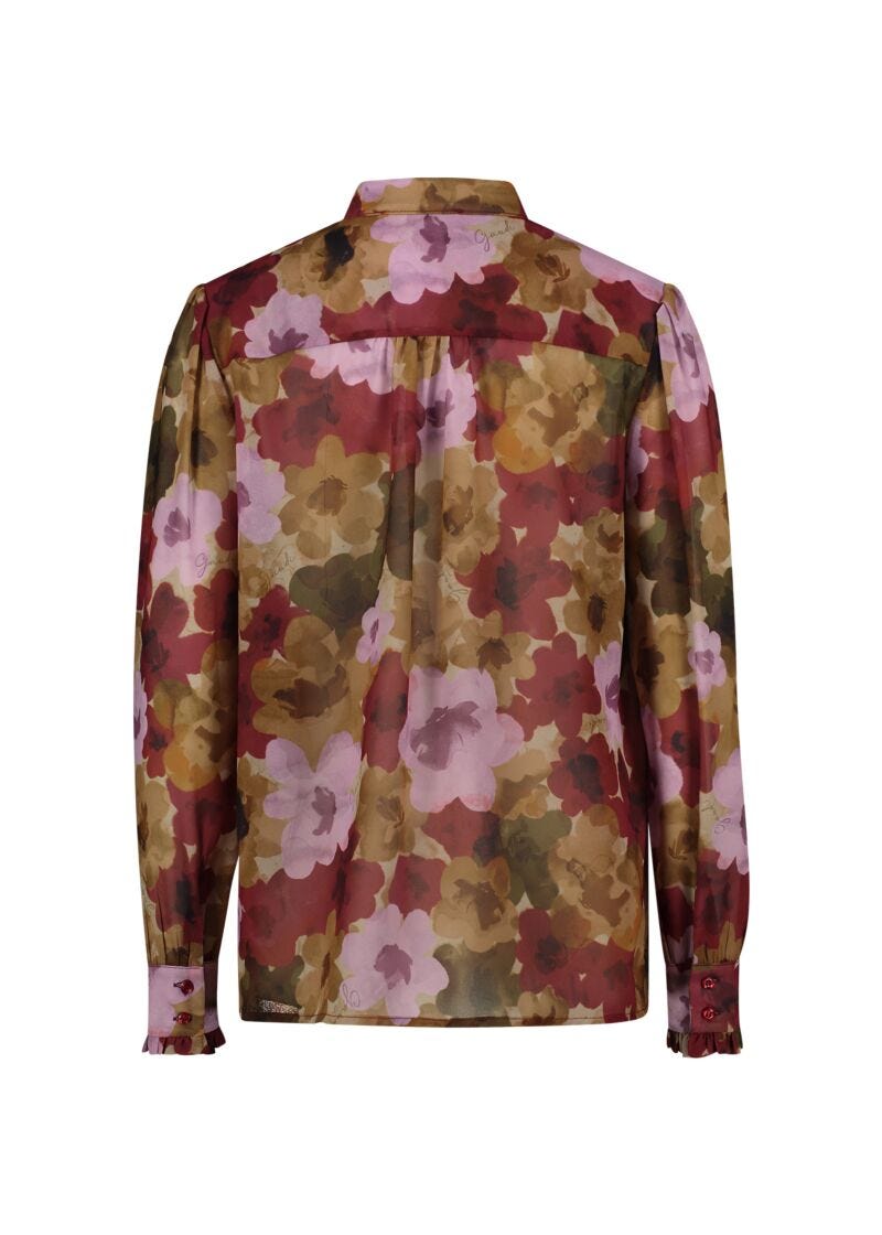 Georgette floral shirt