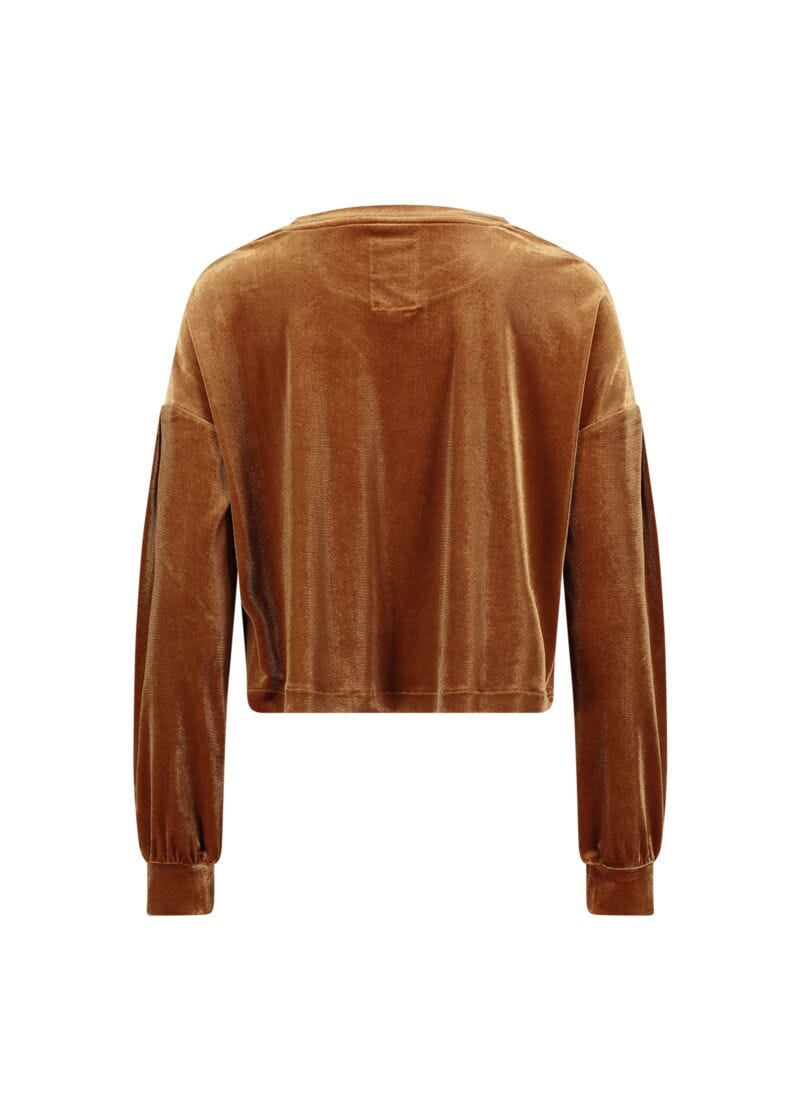 Brown chenille sweatshirt