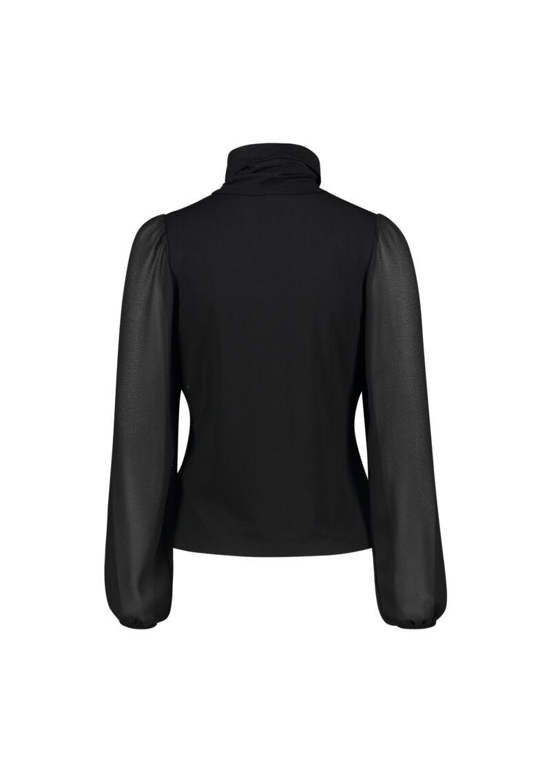 Black jersey tshirt with logo