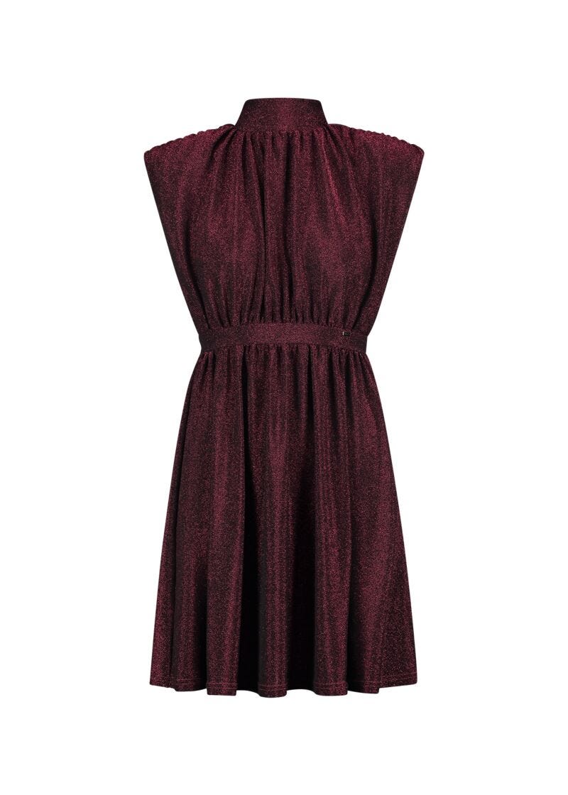 Lurex jersey dress