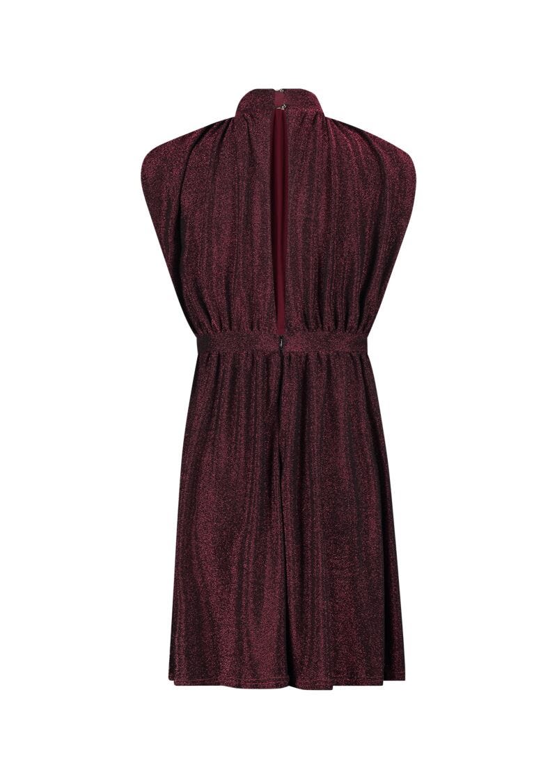 Lurex jersey dress