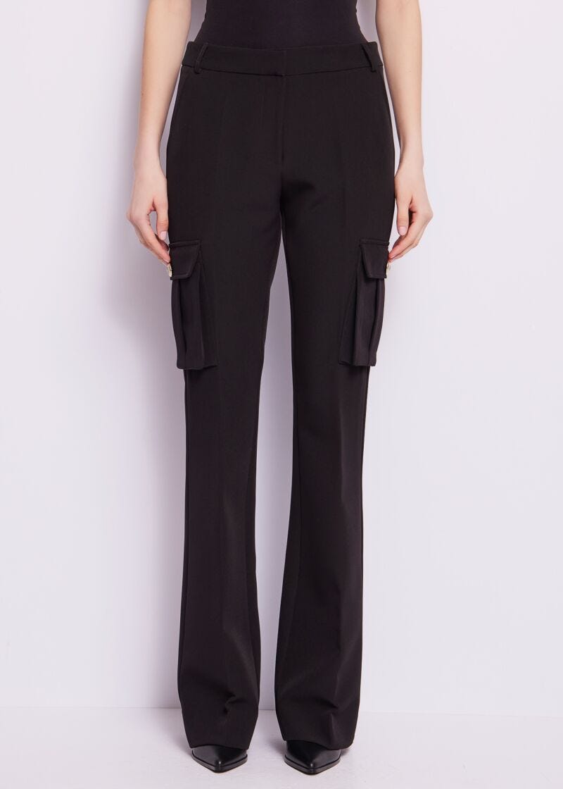 Pantaloni cargo elasticizzati