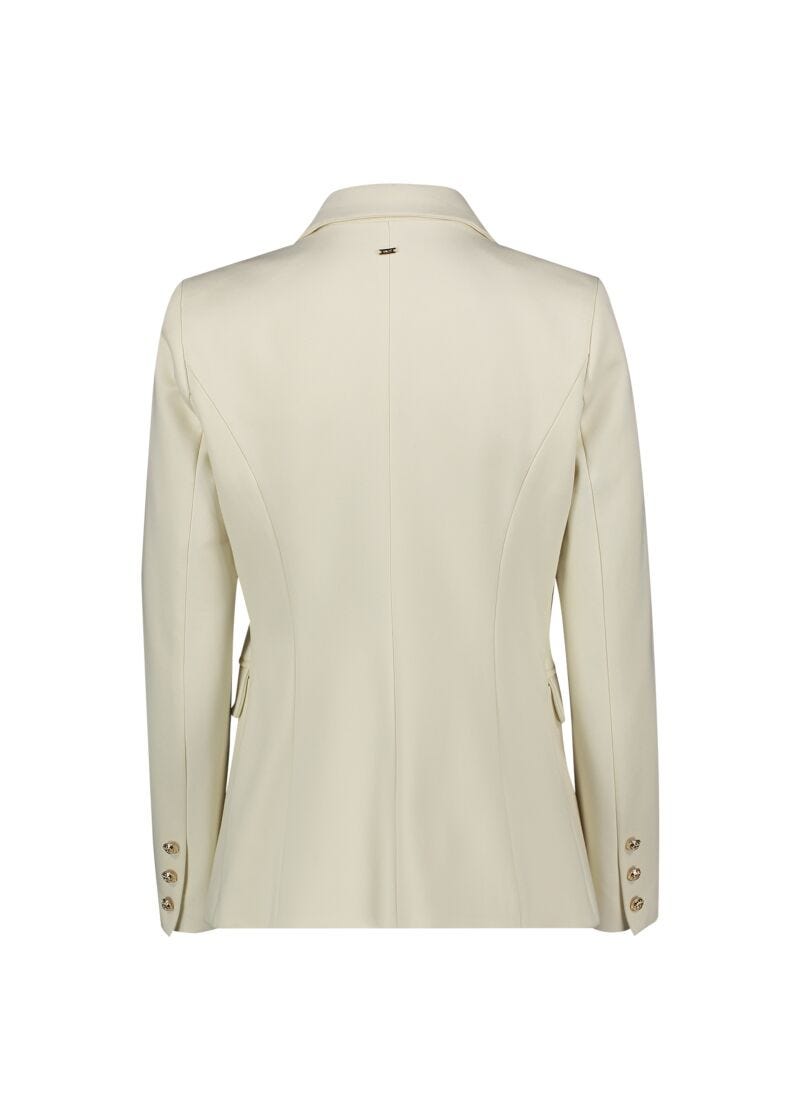 White doublebreasted blazer