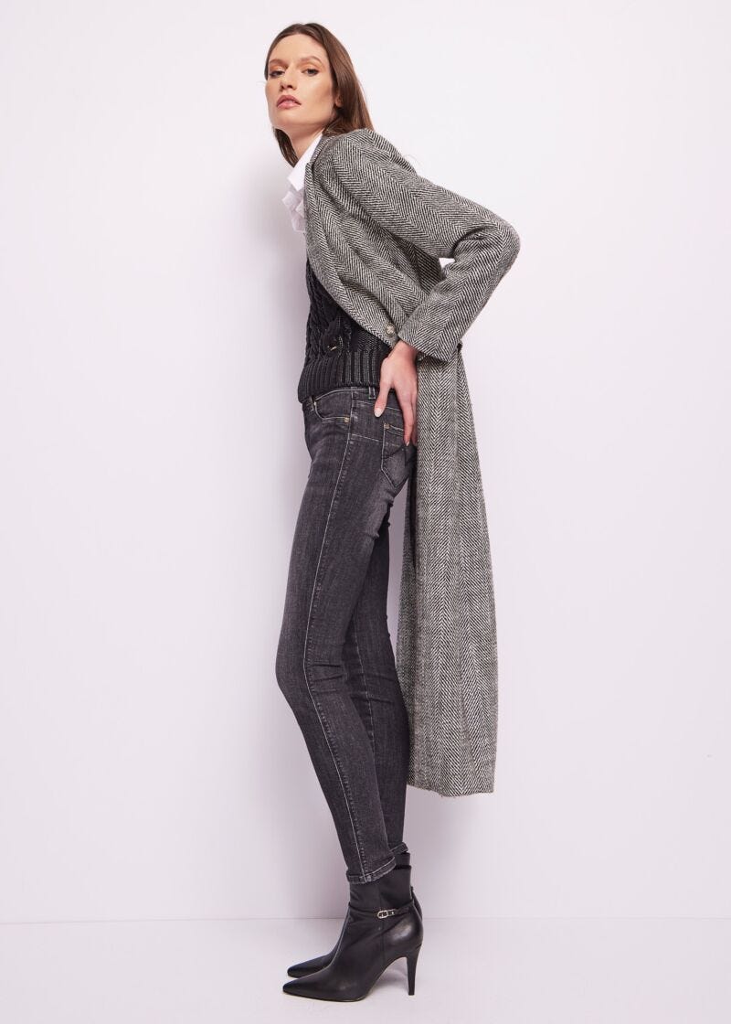 Wool blend coat