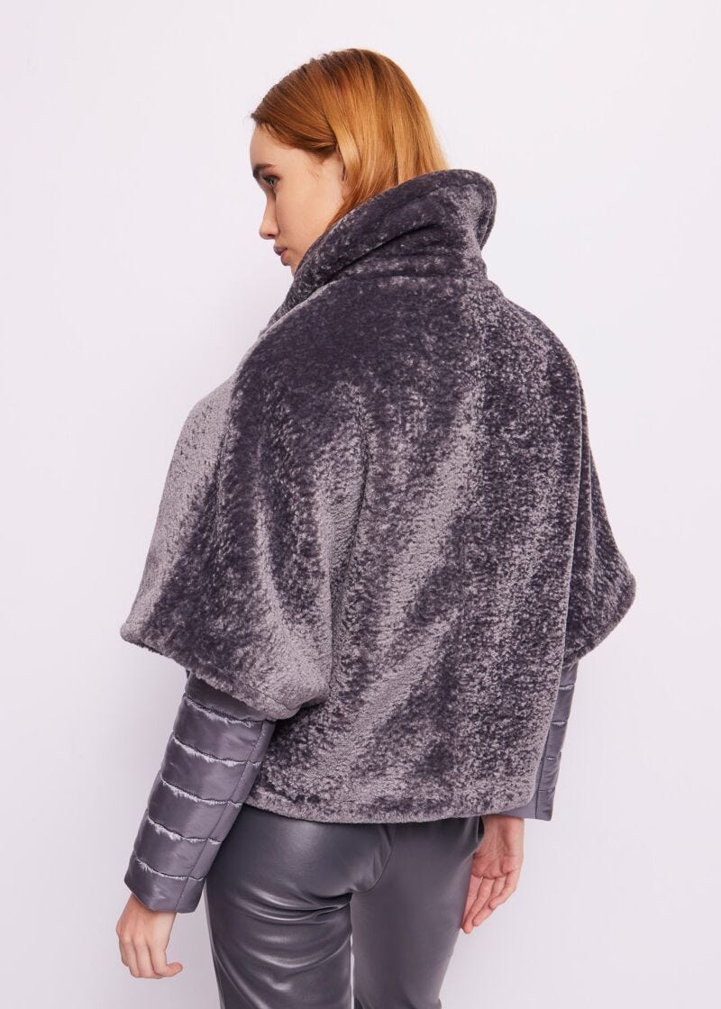 Faux fur jacket