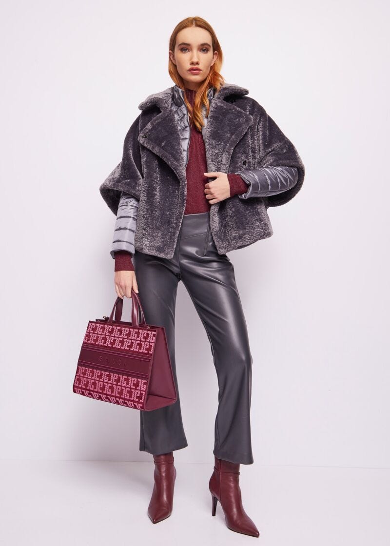Faux fur jacket