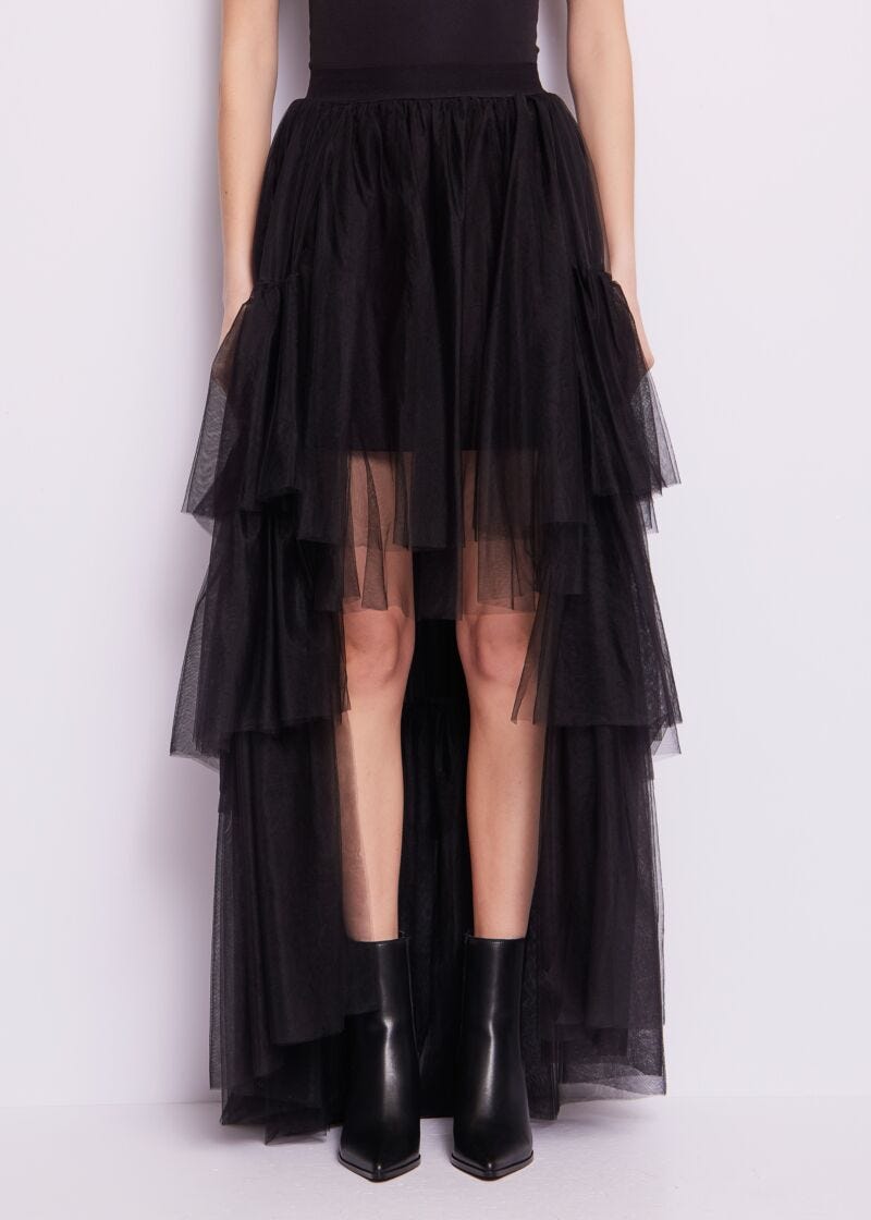 Gonna lunga in tulle