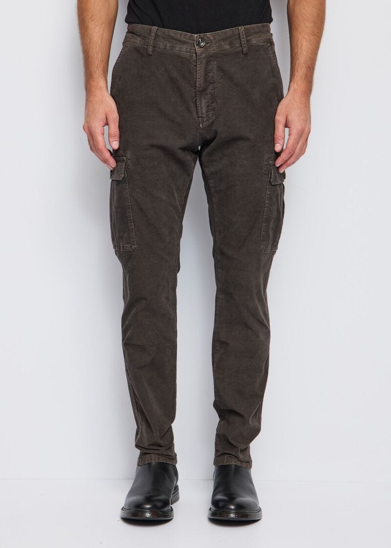 Pantaloni in velluto di cotone