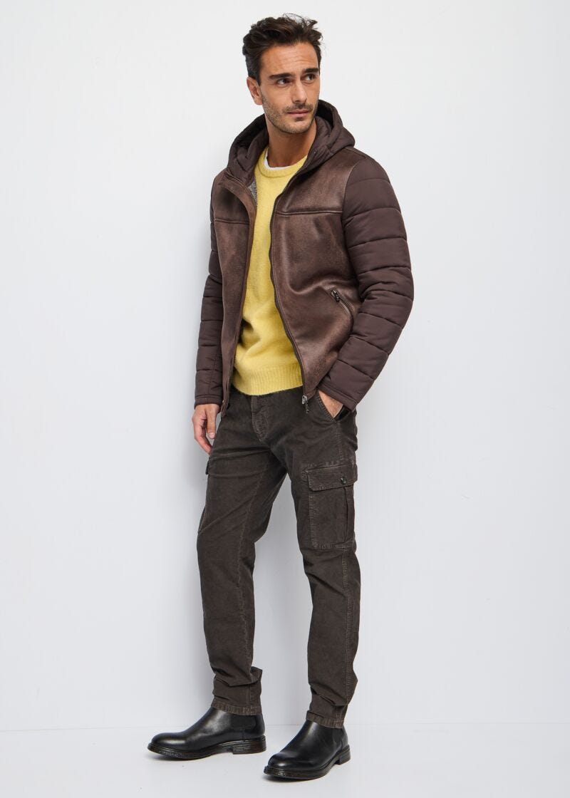 Pantaloni in velluto di cotone