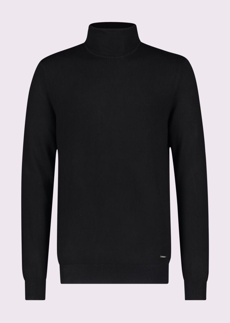Black turtle neck jumper