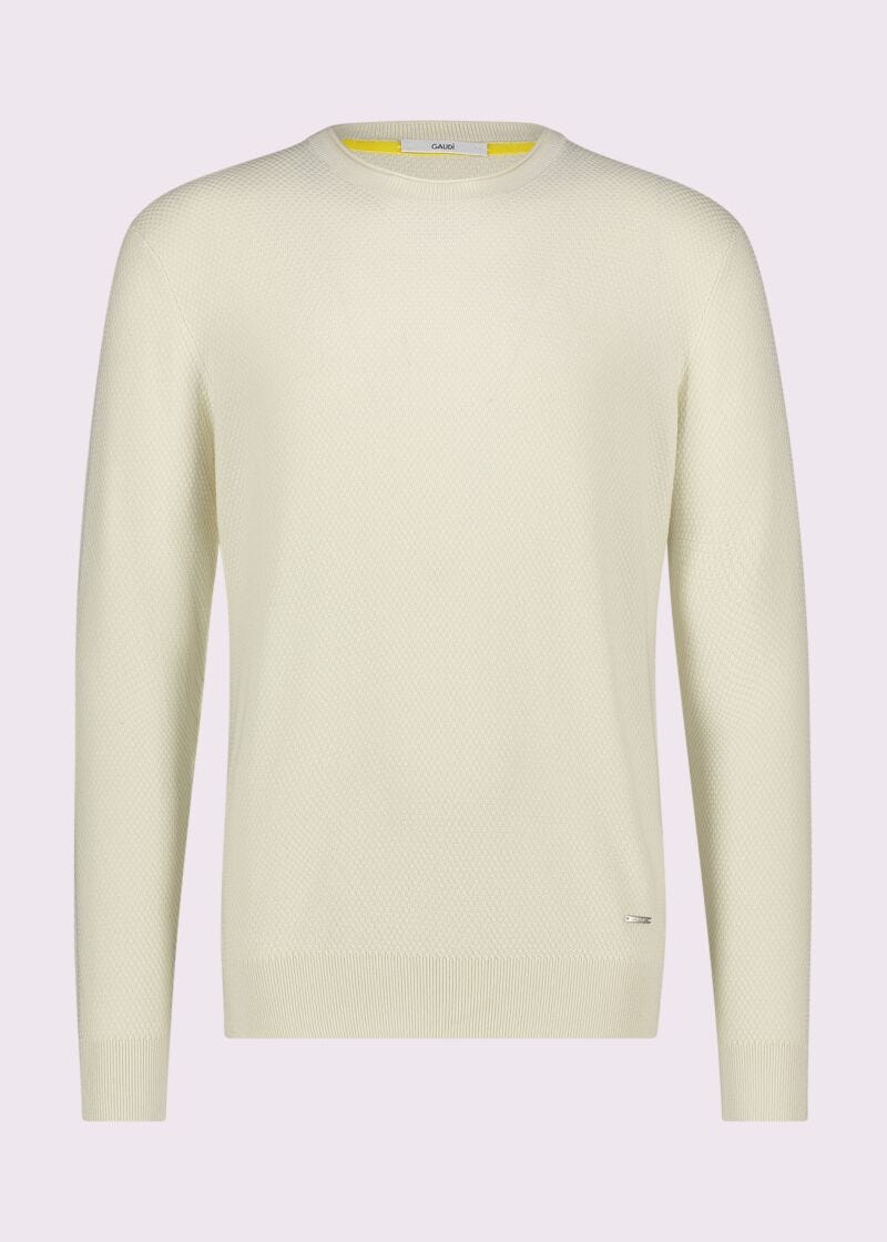 Maglia girocollo bianca