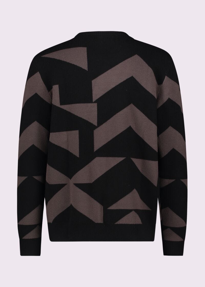 Maglia con motivo geometrico