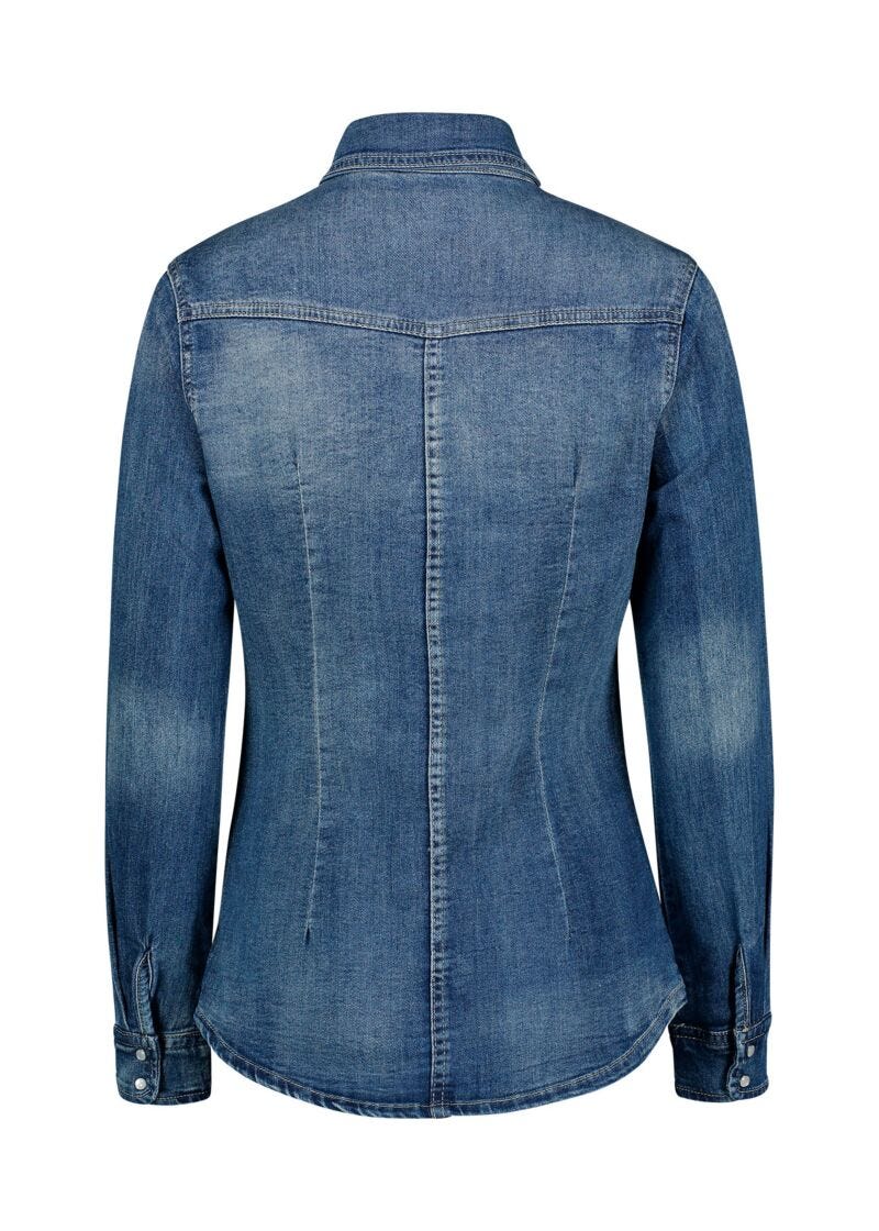 Cotton denim shirt