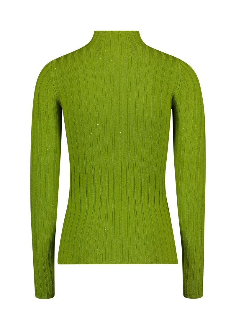 Rribbed turtle neck jumper