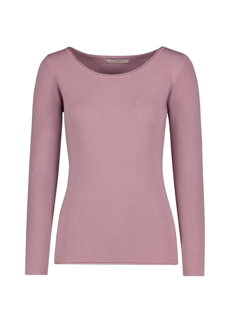 Long-sleeved neckline shirt