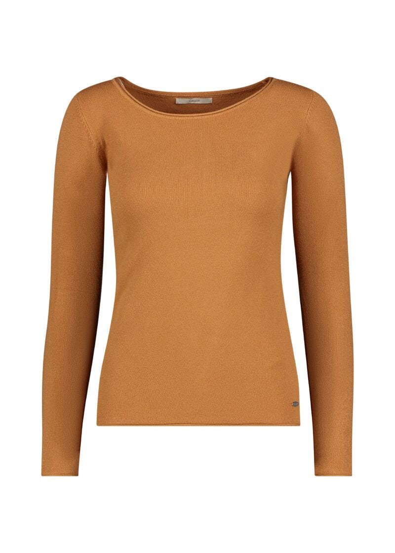 Long-sleeved neckline shirt
