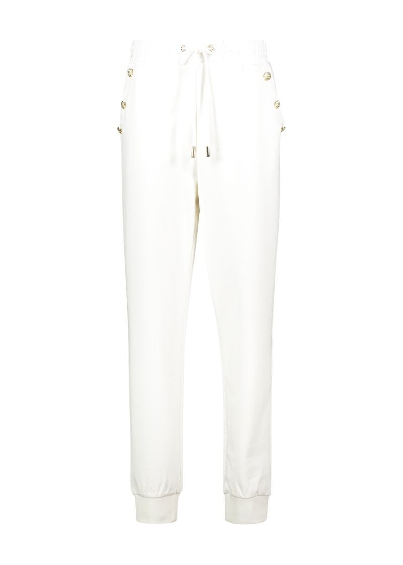 White joggers