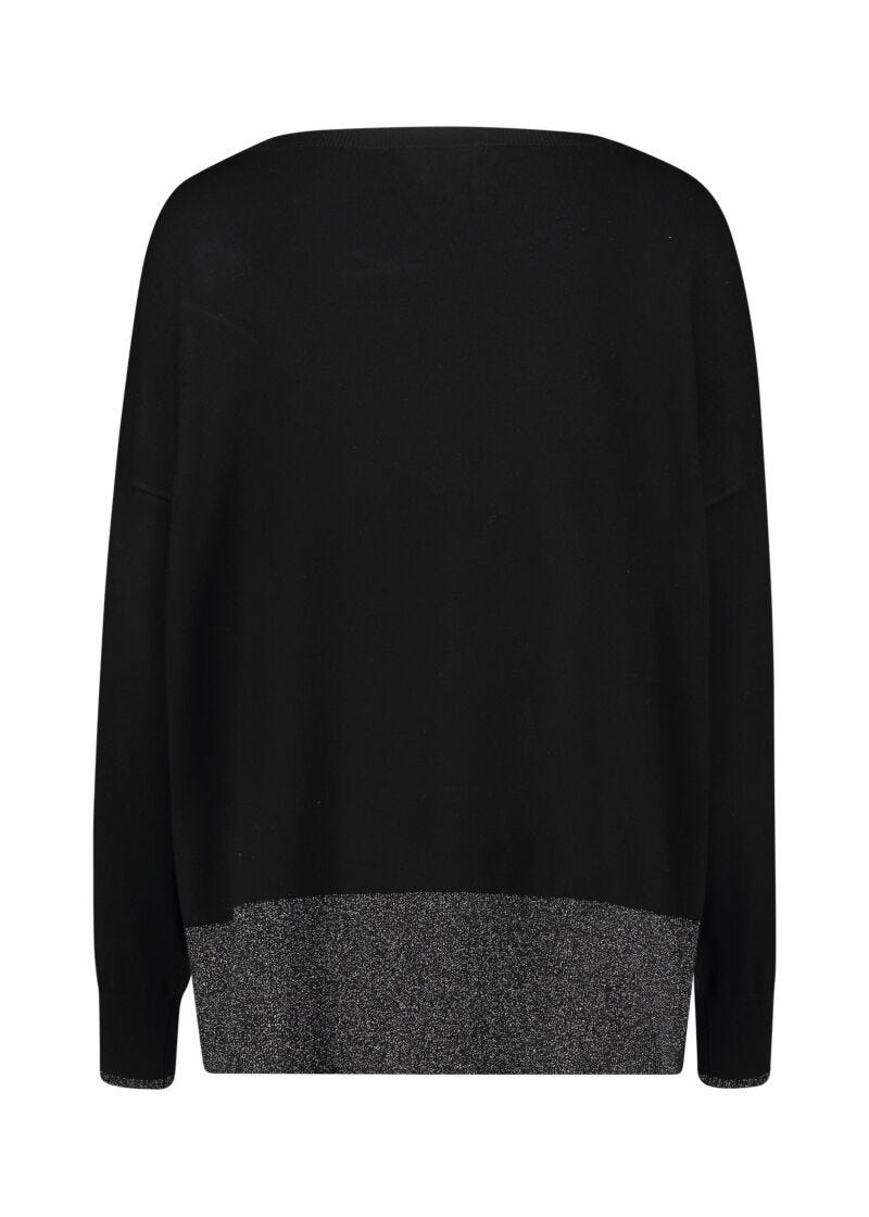 Maglia in filato nero