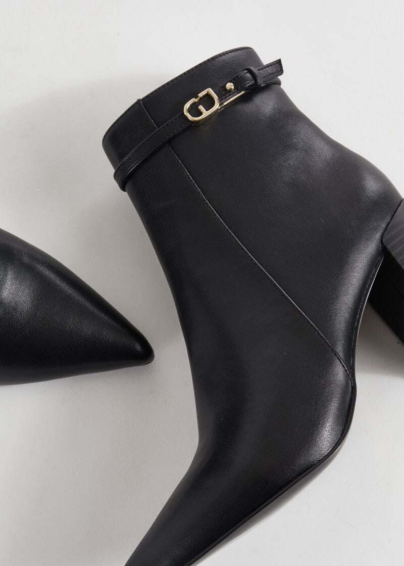 Bottines en cuir