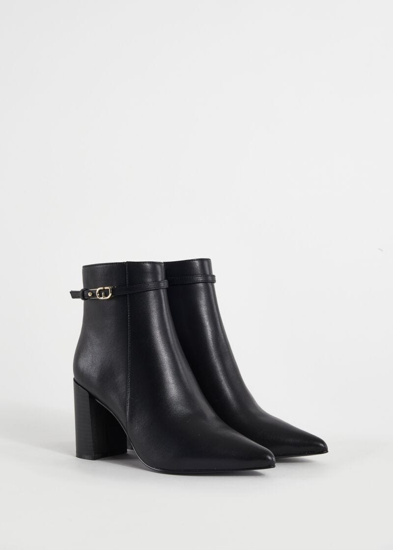 Bottines en cuir