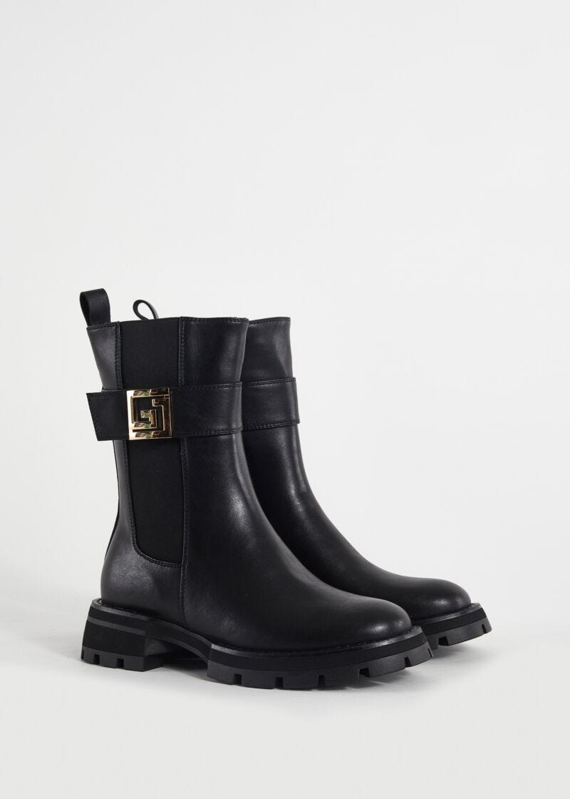 Botines de piel