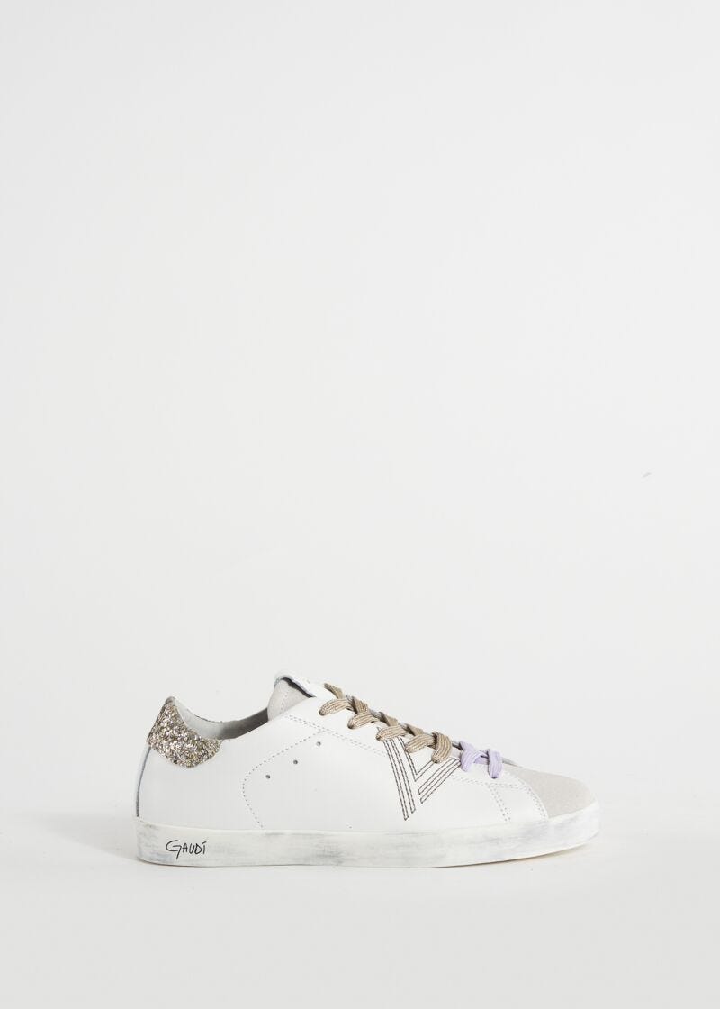 Baskets en cuir