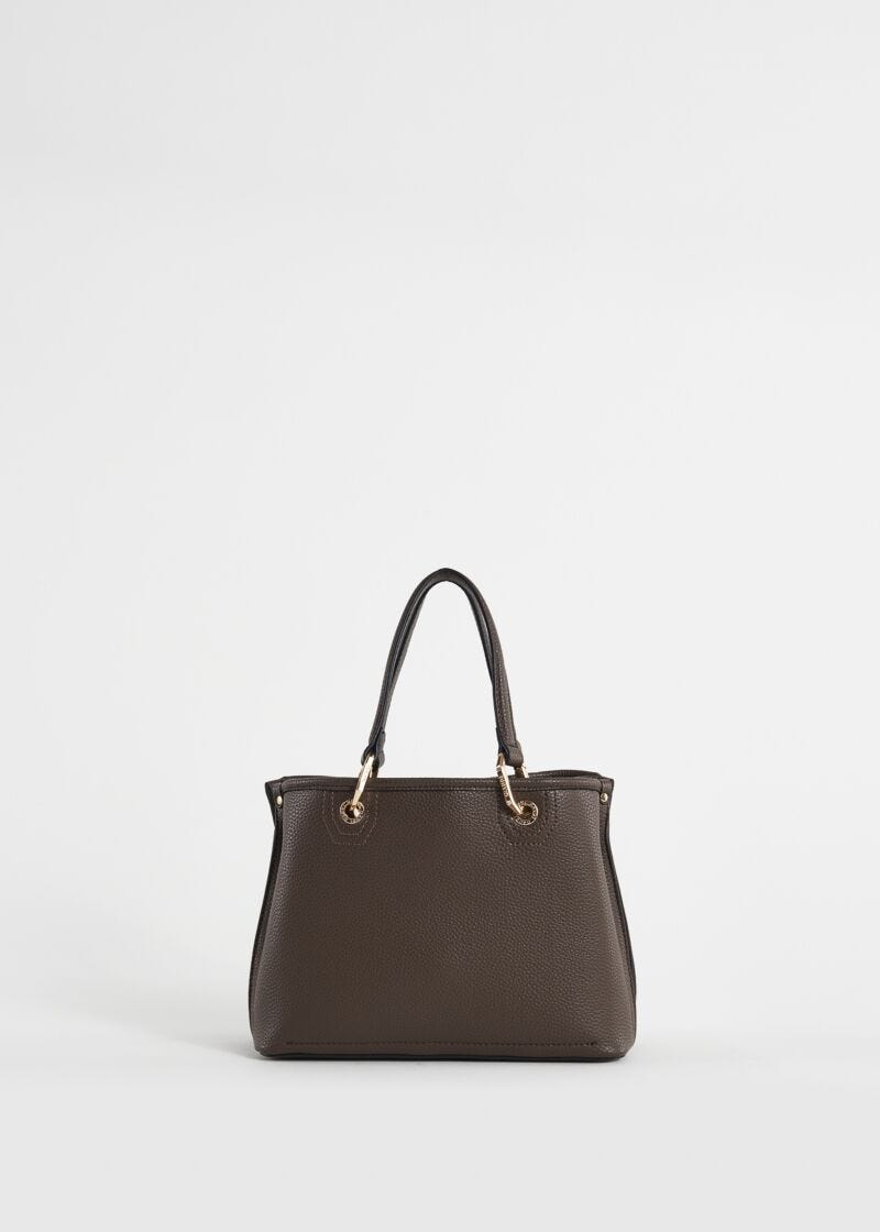 Cabas marron à bandoulière