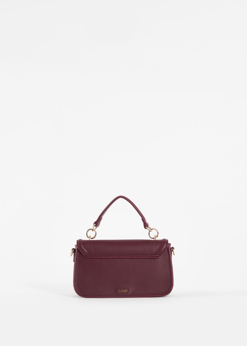 Burgundy tophandle bag