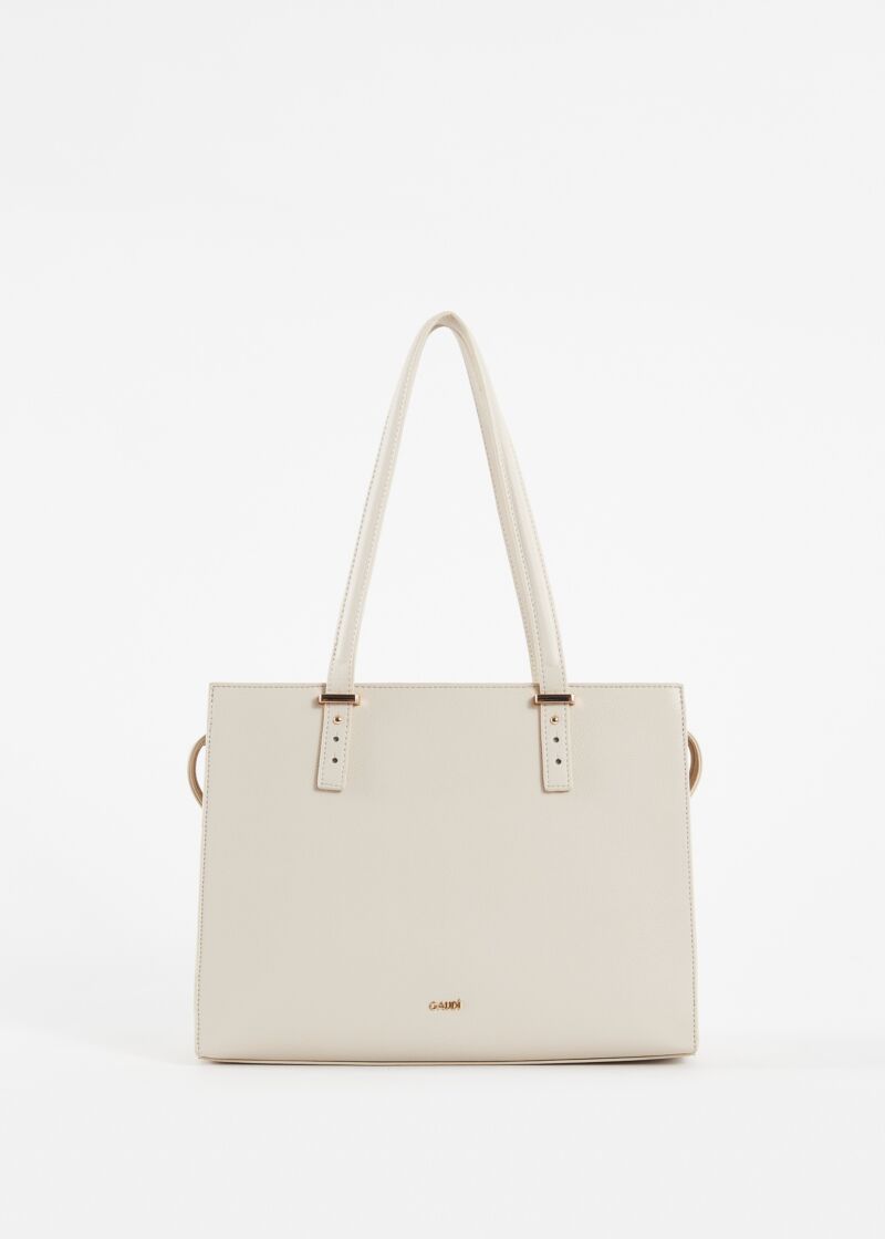 Cabas blanc avec clous