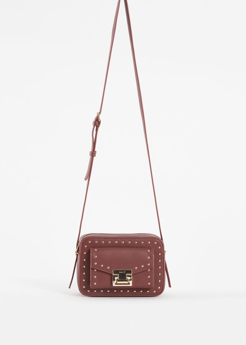 Crossbody bag with studs
