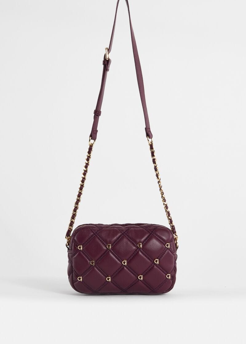 Bolso cruzado acolchado