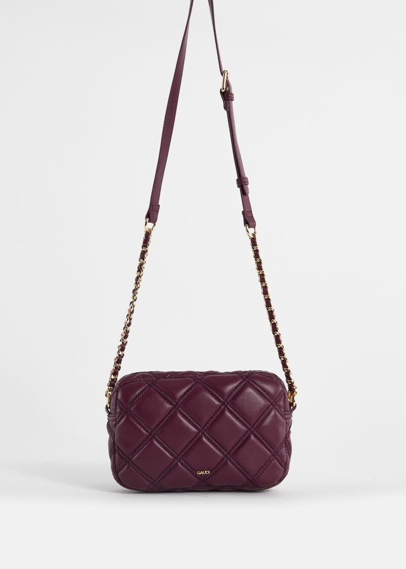 Bolso cruzado acolchado