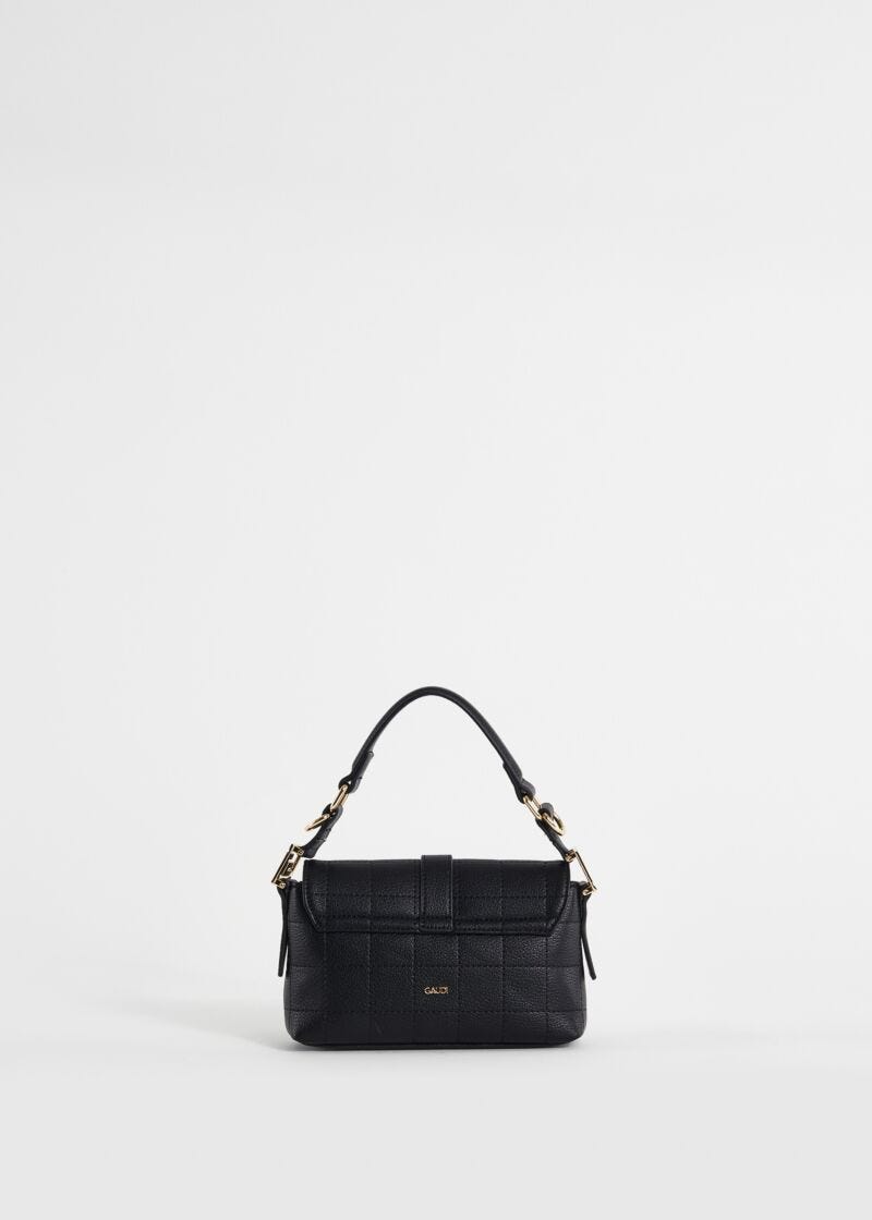Mini borsa a spalla nera
