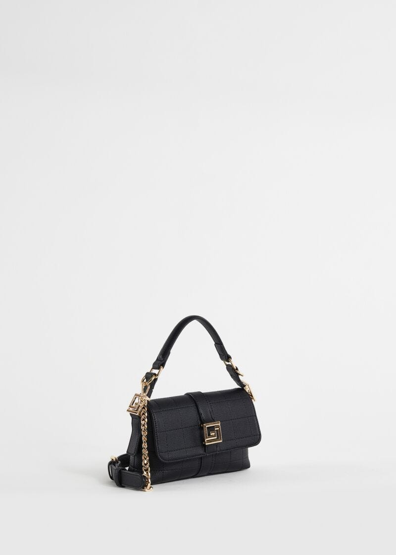 Mini borsa a spalla nera