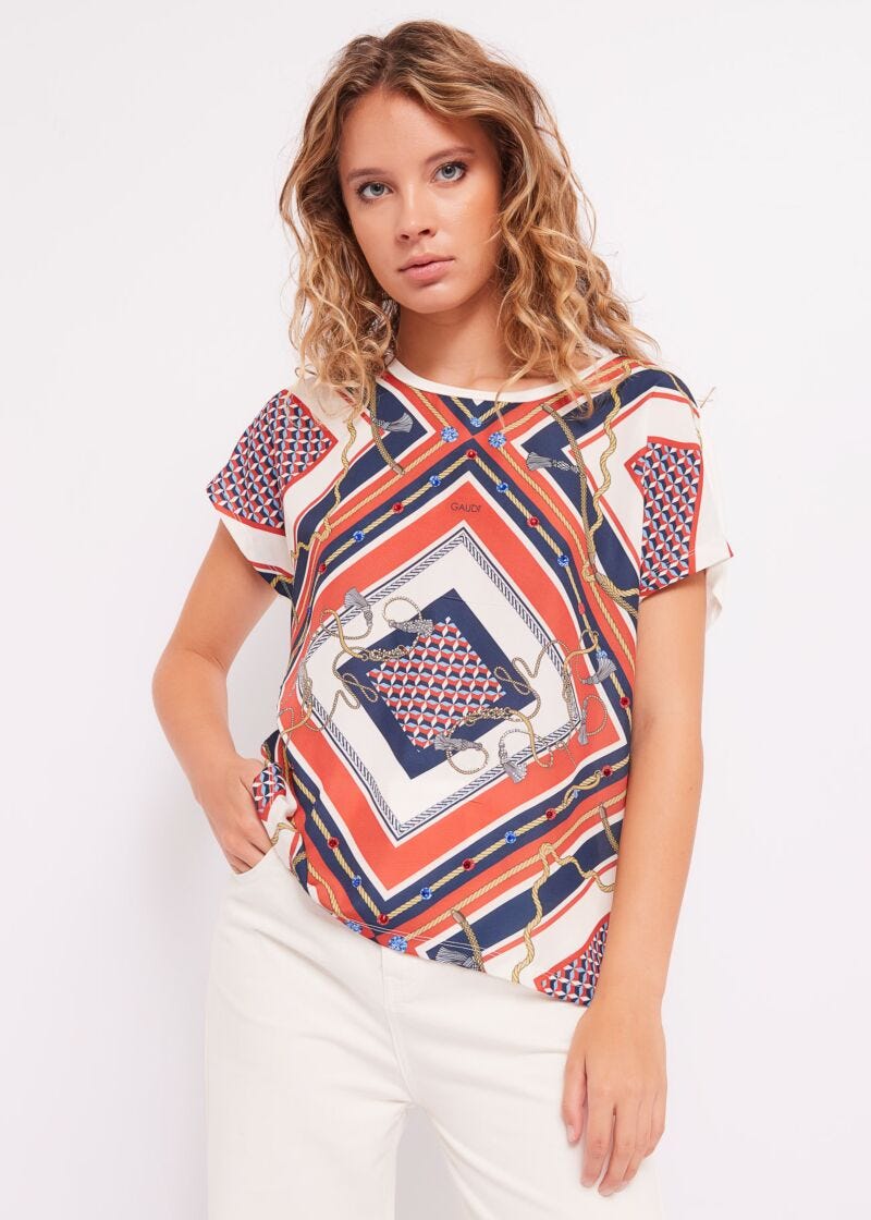 T-shirt con stampa