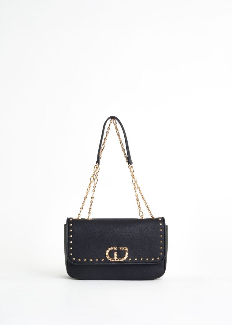 Studded shoulder bag