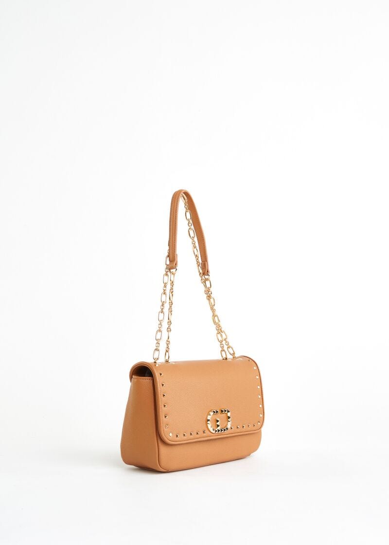 Studded shoulder bag