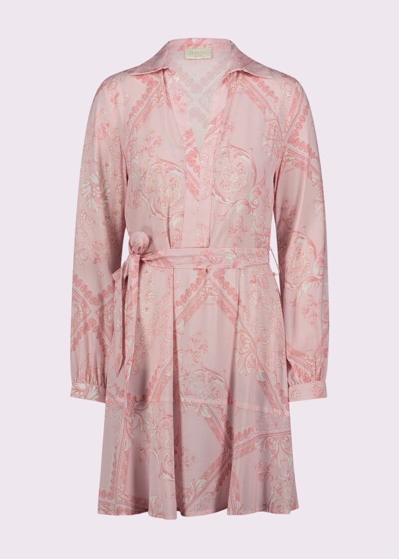 Robe en mousseline imprimée pour femme