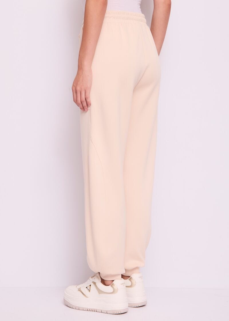 Pantaloni jogging da donna con coulisse logata
