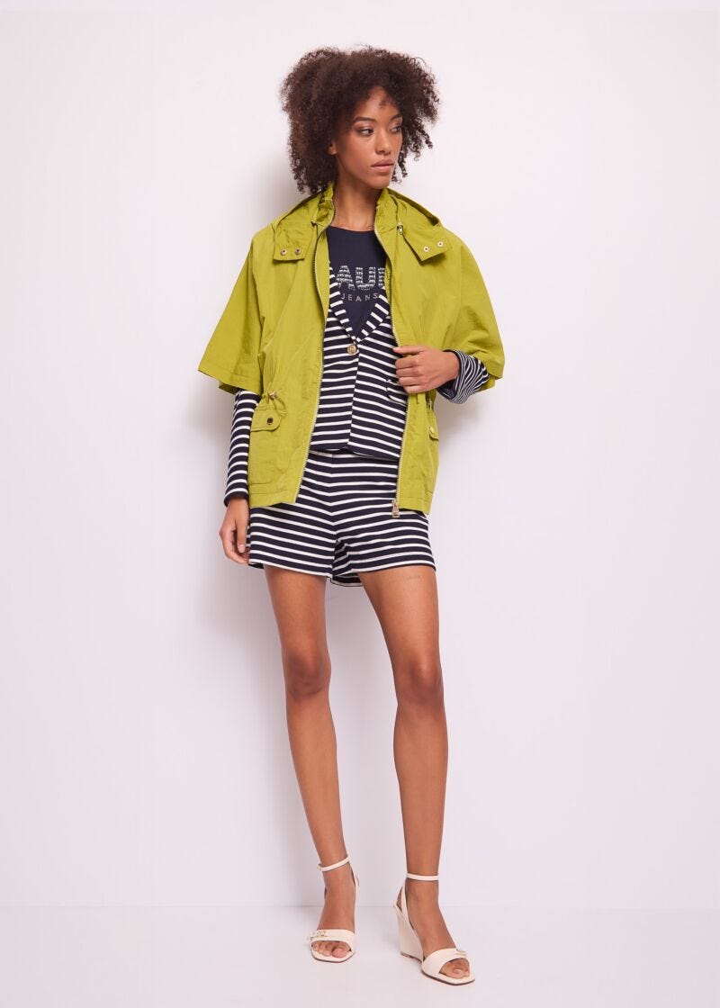 Blazer rayé pour femme