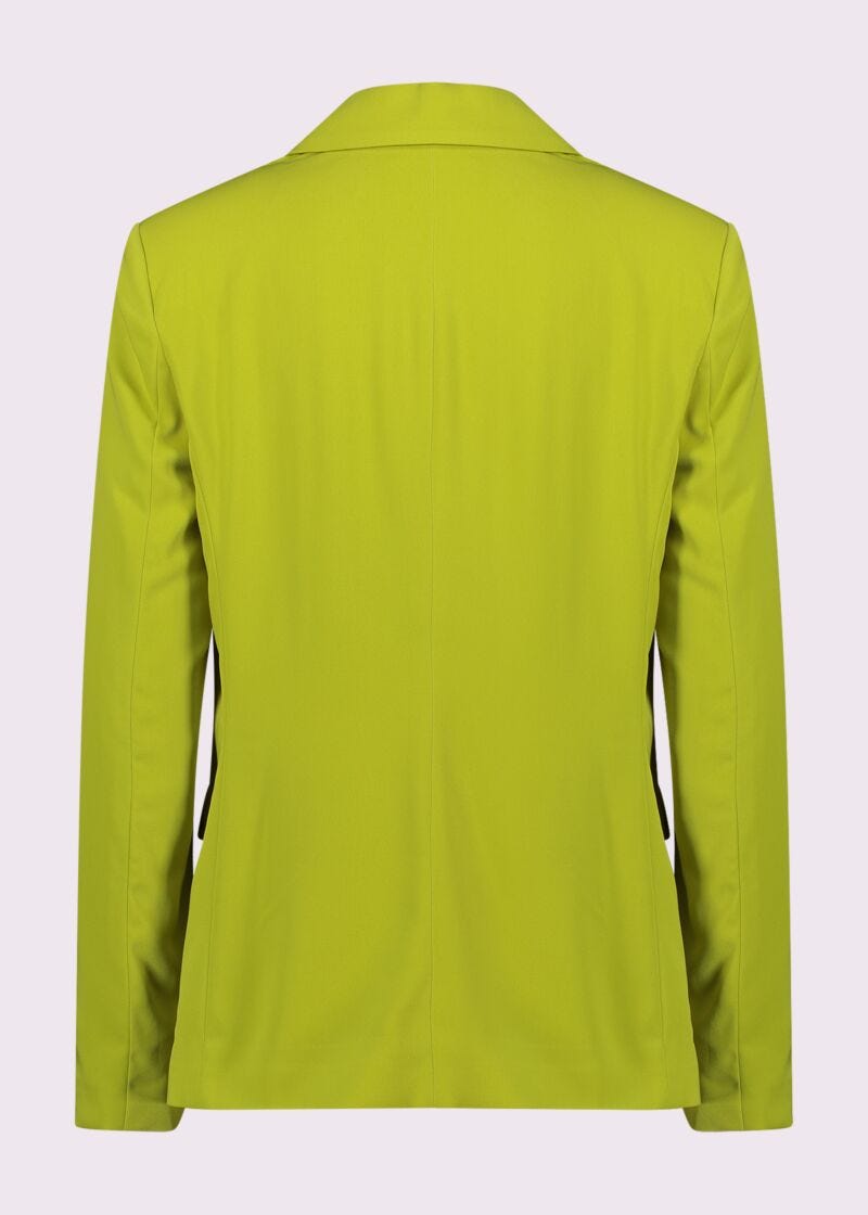 Blazer donna verde monopetto