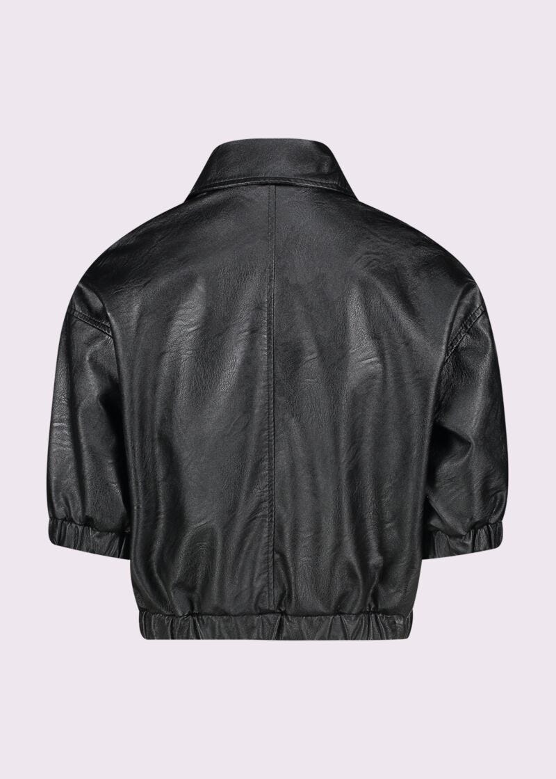 Giacca biker donna con zip