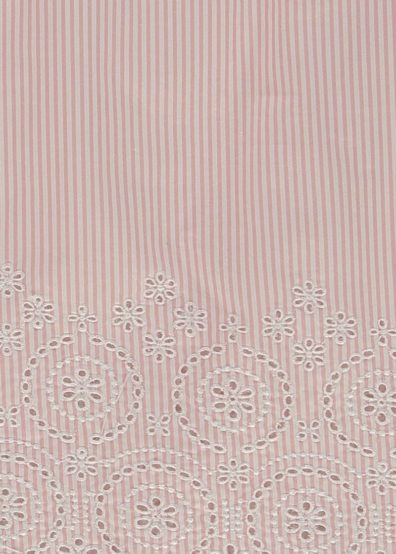 Blouse rayée en coton pour femme