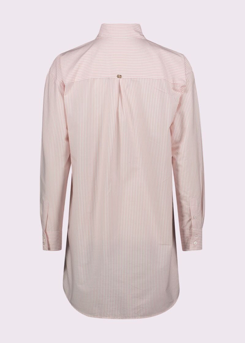 Chemise rayée en coton pour femme