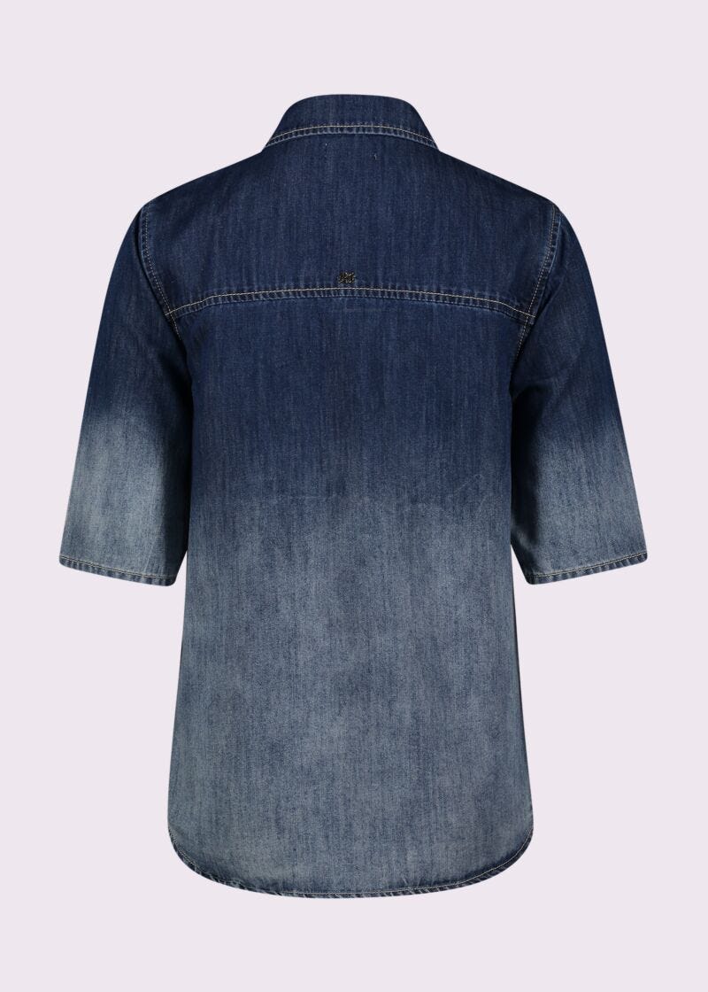 Camisa de mujer en chambray de algodón