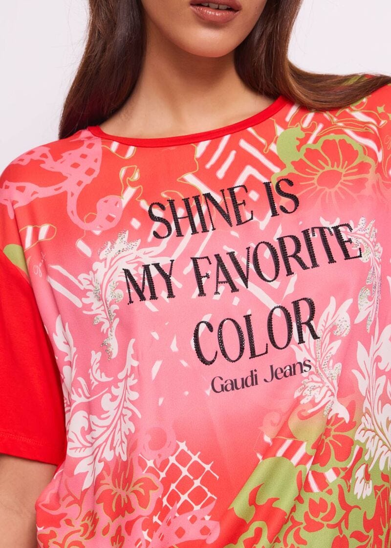T-shirt avec imprimé pour femme